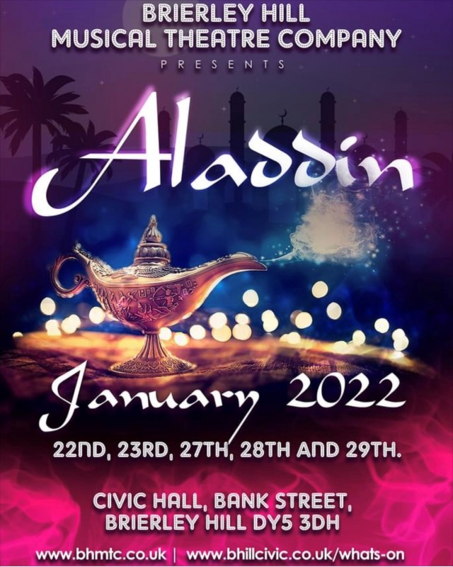 BHMTC 2022 Pantomime: - Aladdin, 22nd - 29th January 2022