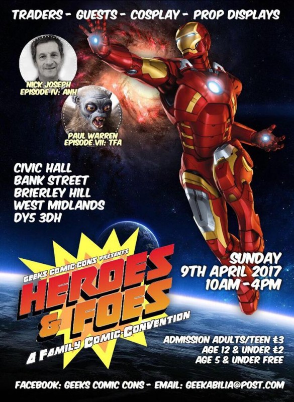 Geeks Comic-Cons Presents: Heroes and Foes
