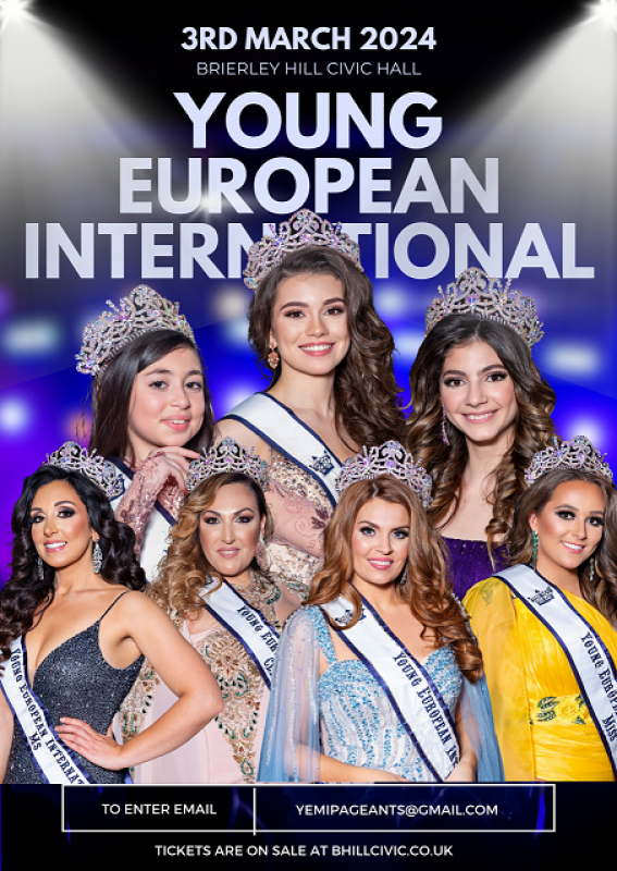 Young European International Pageant, 3rd March 2024
