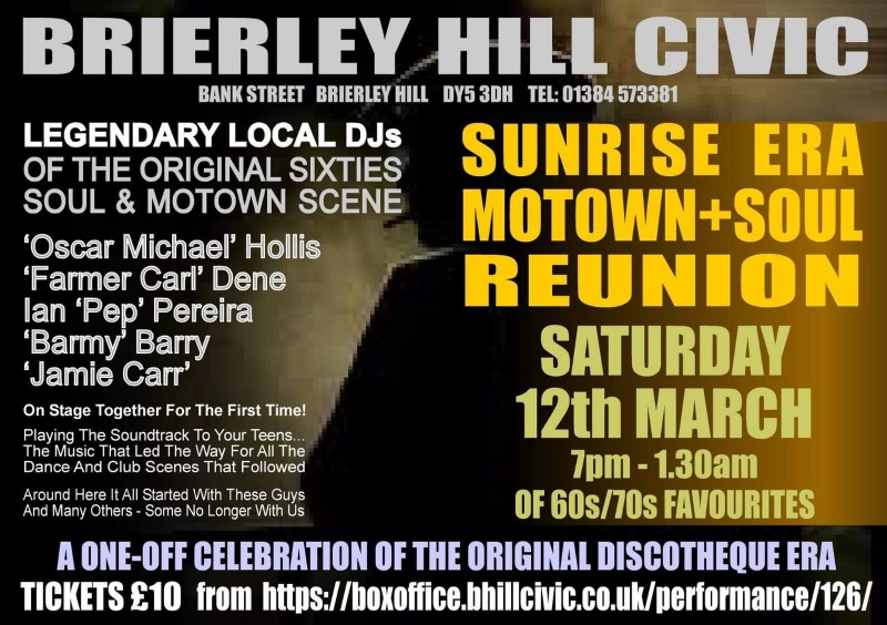 Legendary Early 'Discotheque' Years Soul DJ Reunion, 12th March 2022