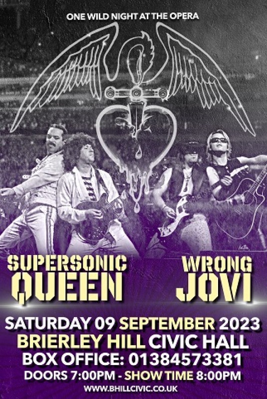 Supersonic Queen Vs Wrong Jovi + DJ Support Until Late, 9th September 2023