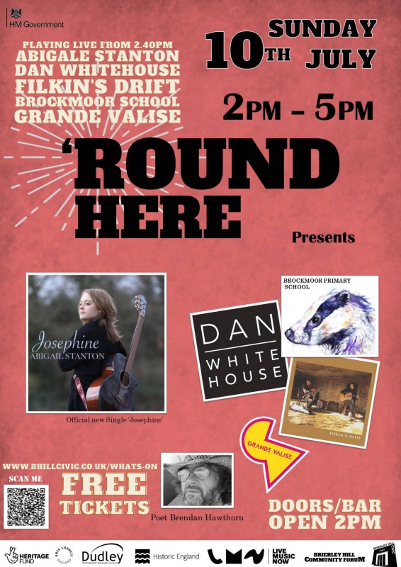 Round Here - Live Music Event, Sunday 10th July 2022