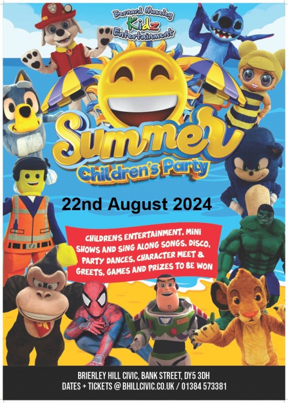 Summer Kidz Party, 22nd August 2024