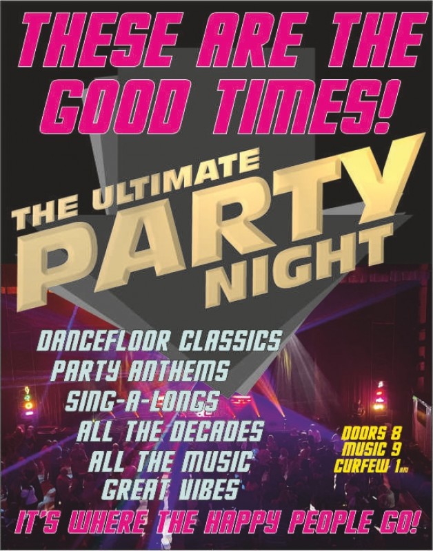 The Ultimate Party Night, 13th September 2024