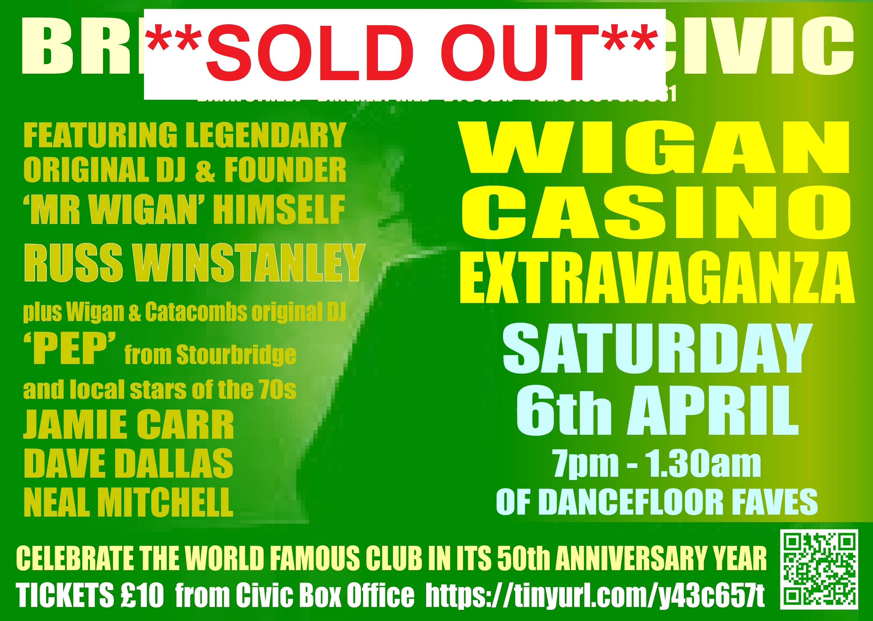Wigan Casino Extravaganza, 6th April 2024