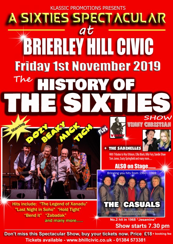 The History Of The Sixties Show, 1st November 2019