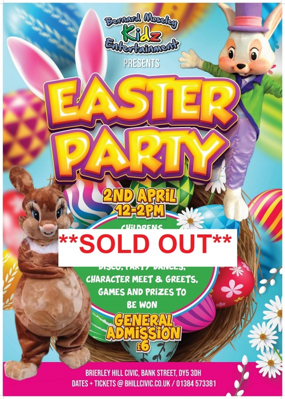 Kidz Easter Party, 2nd April 2024